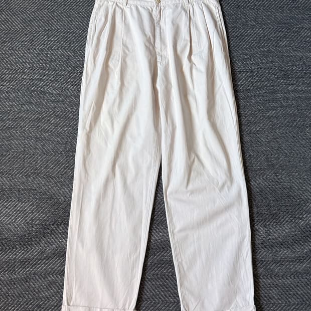 (34) 90s 폴로 랄프로렌 더블 플리츠 치노 팬츠