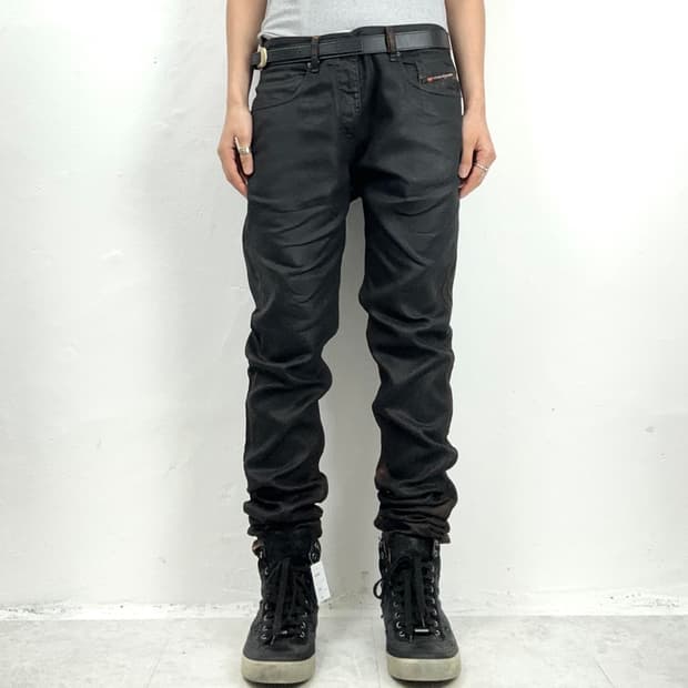 Diesel D-Strukt Jogg Waxed Slim Jeans