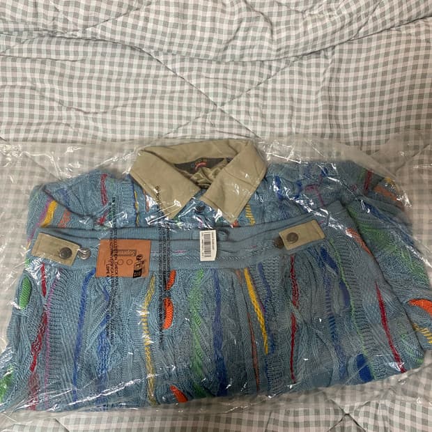 23SS 슈프림 X 쿠지 트러커 자켓 블루