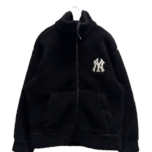 MLB 뉴욕양키즈 양털 뽀글이 후리스 자켓