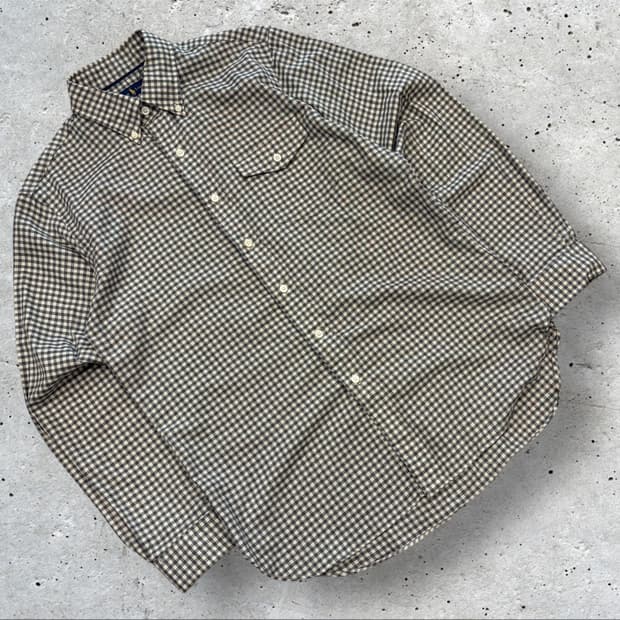 [S] 폴로 랄프로렌 포켓 깅엄 체크 셔츠 C863