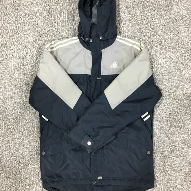 아디다스 네이비 바람막이 자켓