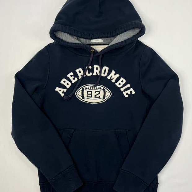 아베크롬비 네이비 후드티 M