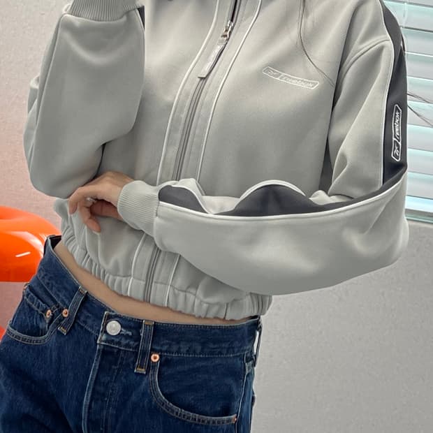 (WOMEN)리복 크롭 져지-M1442