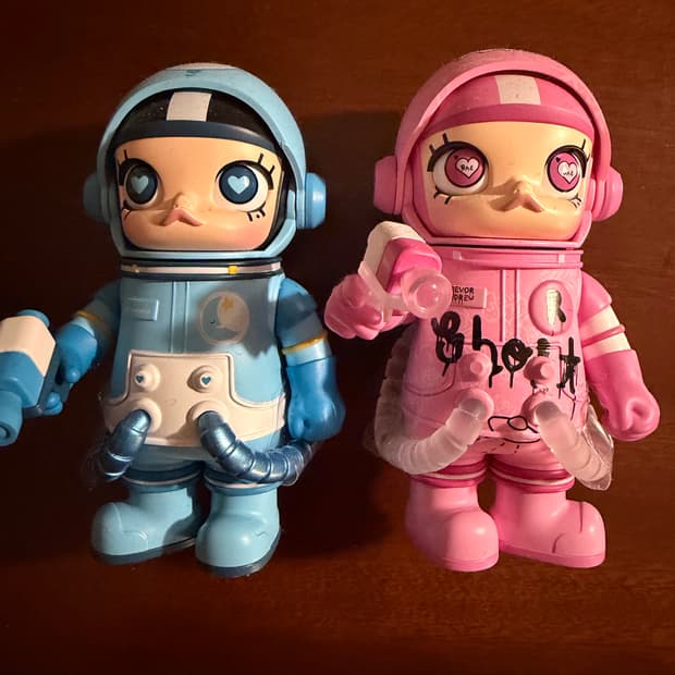 팝마트 스페이스 몰리 피규어 2개