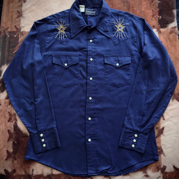 70s Rappers Stars stitch Western shirt