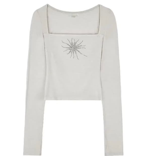 본네 롱슬리브 Hotfix finger hole top bonnae