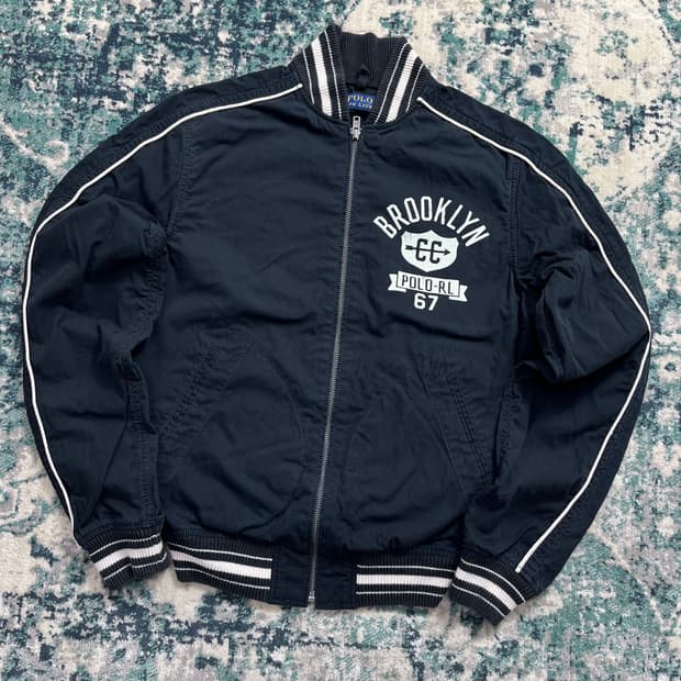 Polo 폴로 랄프로렌 신형 브루클린 베이스볼 바시티 자켓(xs)