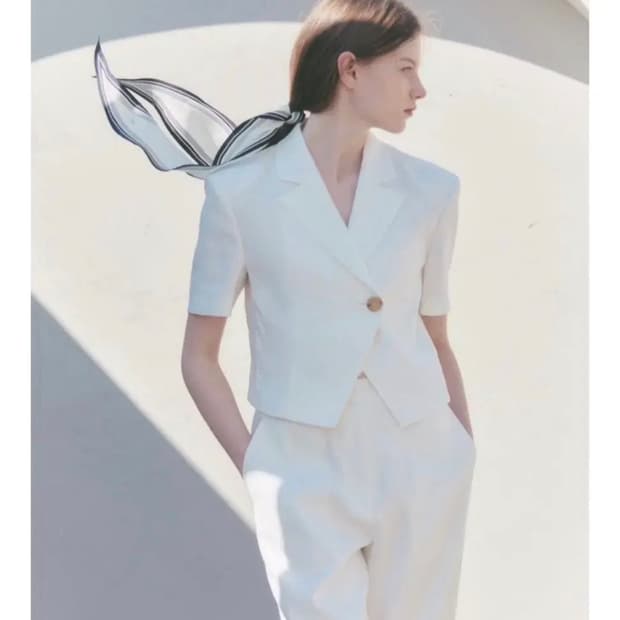 아비에무아 린넨 셋업