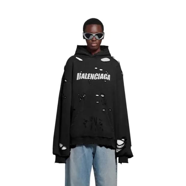 발렌시아가 디스트로이드 후드 