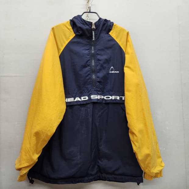 올드스쿨 헤드 로고자수 스트링 아노락 바람막이 100(2XL~3XL)