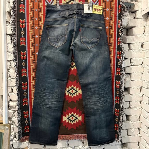 리바이스 503 Loose Fit 워싱 데님팬츠 32