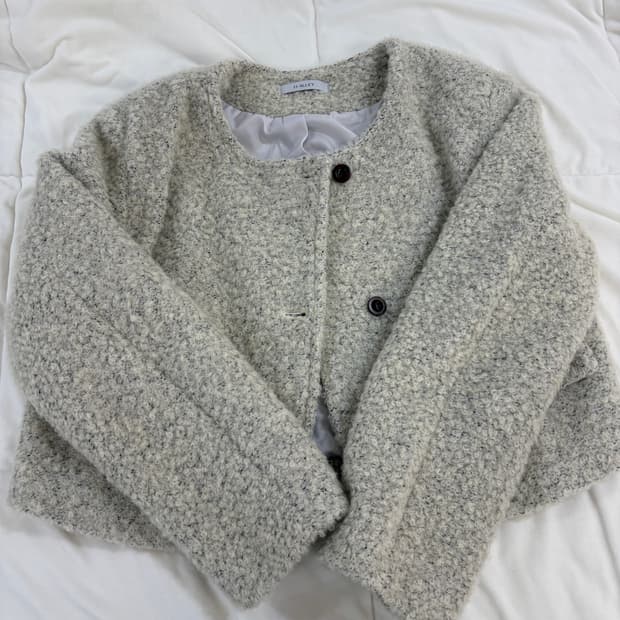 에오브 쿠앤크 부클 뽀글이 자켓