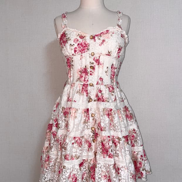 리즈리사 플로럴 패턴 원피스 히메갸루