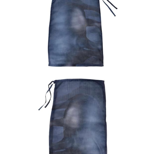 오들리워크샵 shino print skirt