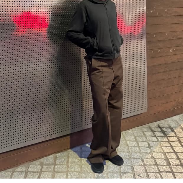 [3] mudule fatigue pants brown