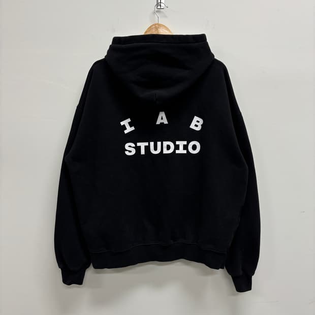 아이앱 스튜디오 후드티 블랙 XL [50903]