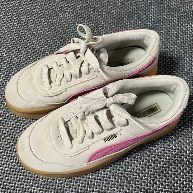 푸마 데바 스웨이드 플랫폼 스니커즈 235