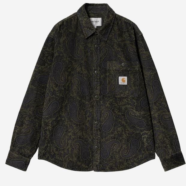 칼하트 WIP 플린트 페이즐리 셔츠