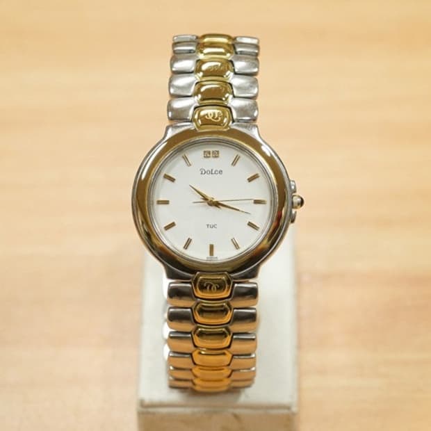 80s 세이코 돌체 tuc 콤비 쿼츠 시계