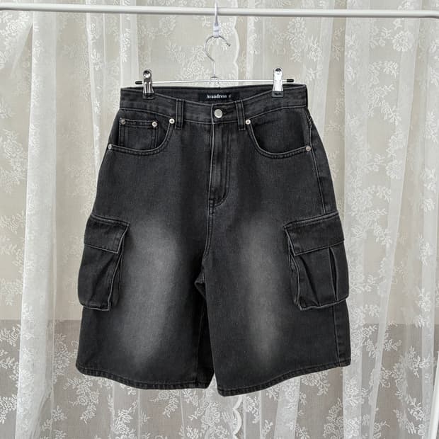S) 어반드레스 버뮤다 카고 팬츠 그레이