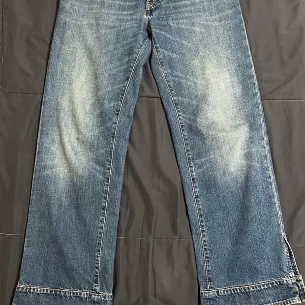 메종 마르지엘라 17aw 컷오프데님