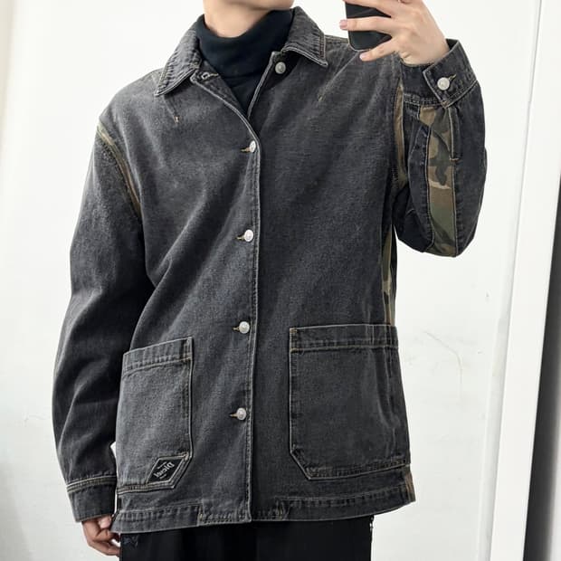 디젤 D-롤크-SP4 데님 자켓