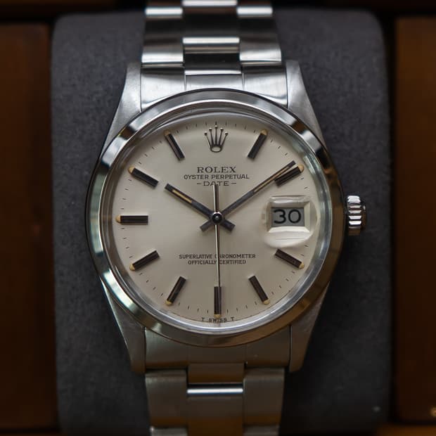 롤렉스 오이스터 퍼페츄얼 데이트 15000 오토매틱 빈티지 시계