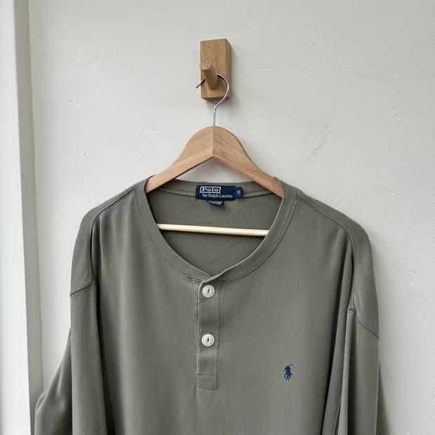 16363 - 폴로 랄프로렌 헨리넥 긴팔 티셔츠