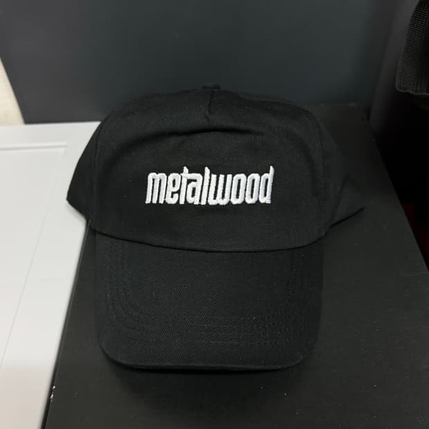 [OS] metalwood 메탈우드 캡 블랙