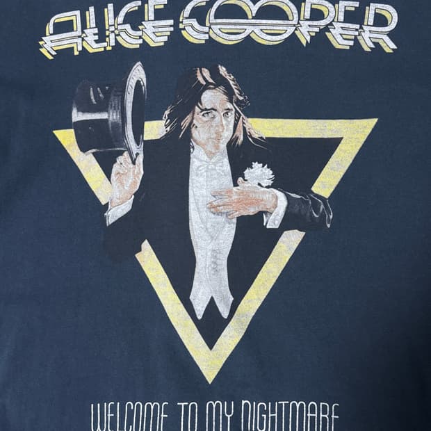 앨리스 쿠퍼 welcome to my nightmare 앨범 티셔츠 록