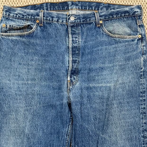 리바이스 501 90s USA levis 빈티지 구제 청바지 워싱