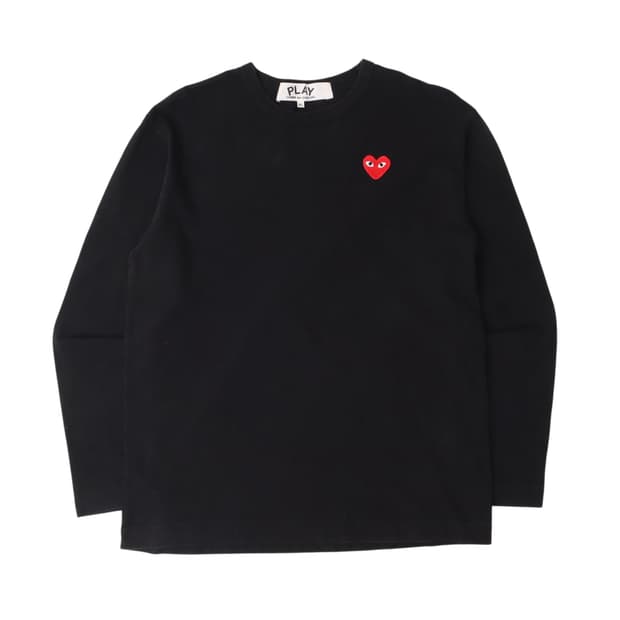 꼼데가르송 하트 와펜 롱슬리브