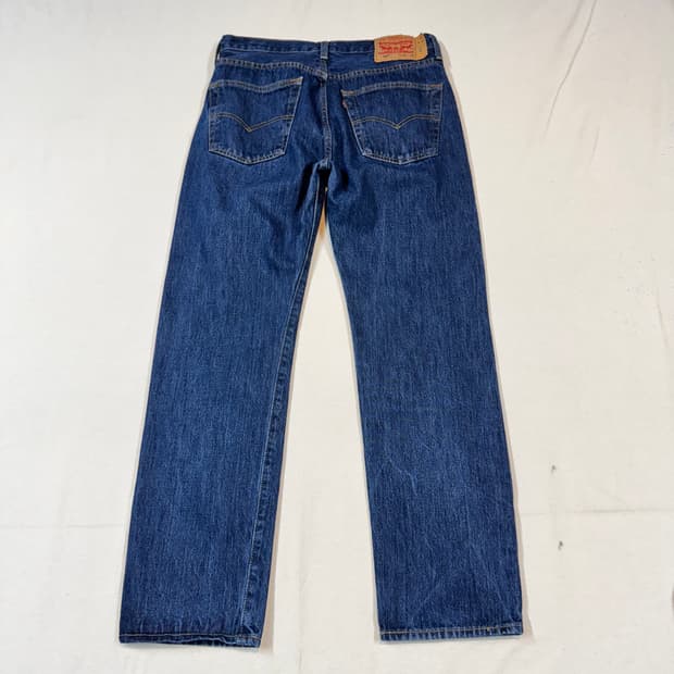 32inch) 리바이스 501 버튼플라이 진청 데님 청바지
