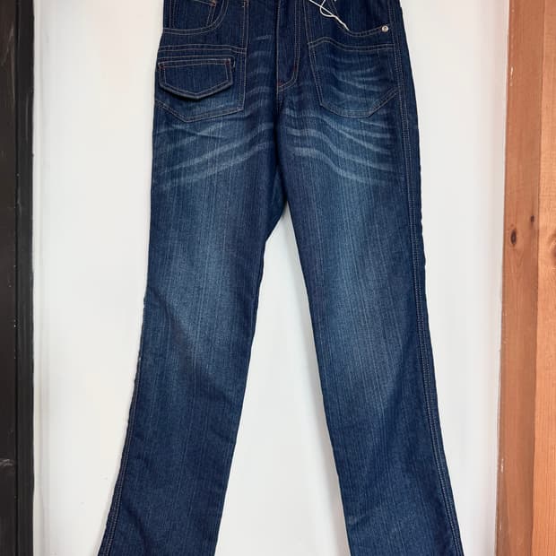 Wrangler 재팬 포켓 디테일 데님 팬츠