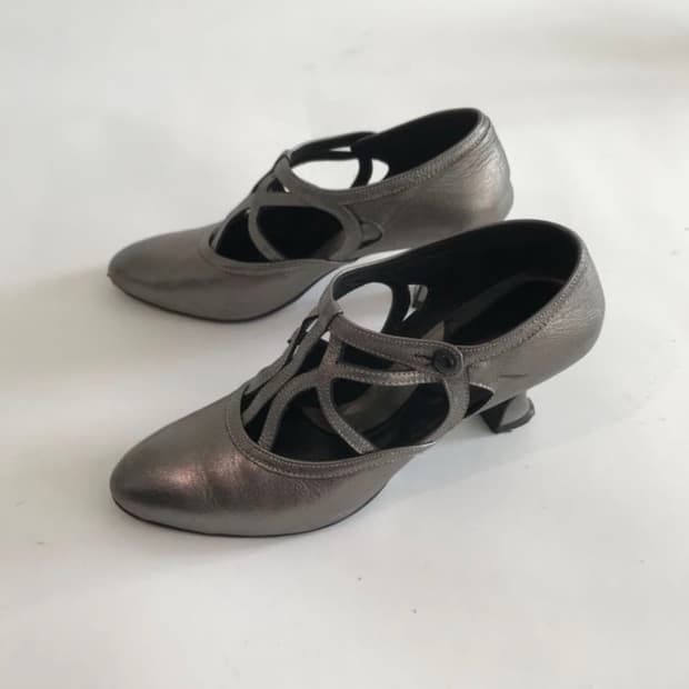 에옹쓰 1920s Dancing Shoes 댄싱 슈즈 Silver