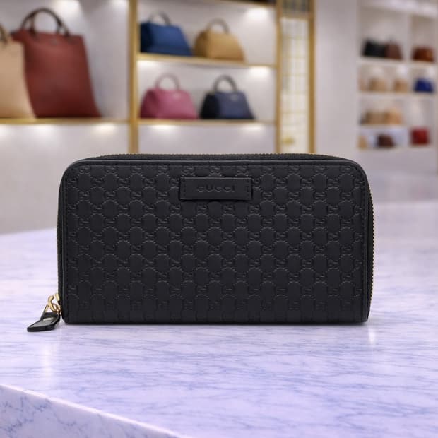 [A급] 구찌 GG 마이크로 시마 지퍼 장지갑 판매합니다!!!