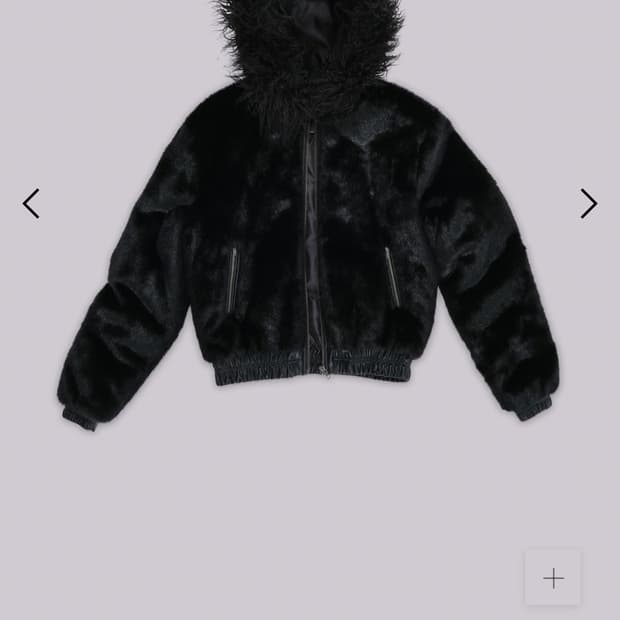 Jaded london Raven Faux Fur Jacket 퍼자켓
