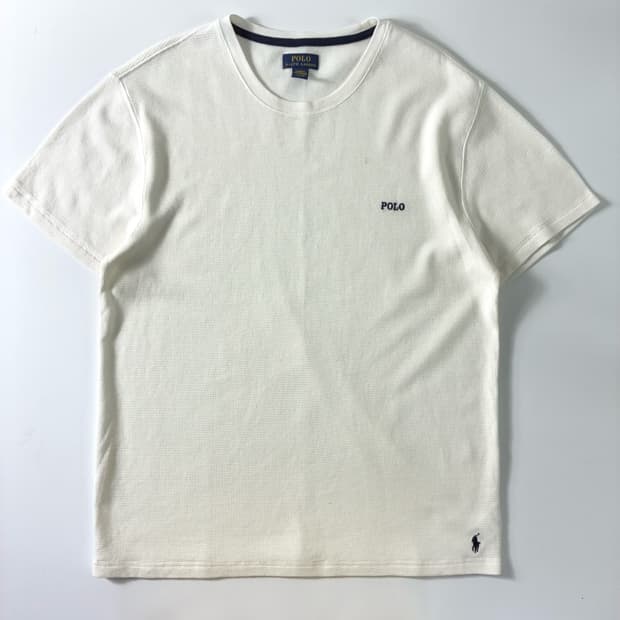 Polo 폴로 랄프로렌 자수 코튼 와플 반팔 니트