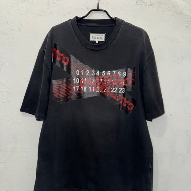 maison margiela 메종마르지엘라 테이핑 반팔티셔츠