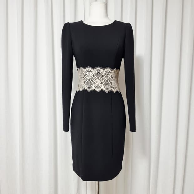 한섬 미니멈 MINIMUM 레이스장식 원피스 미니드레스 (55) 상태최상