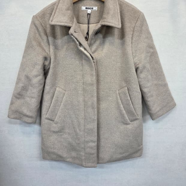 메르시유 키즈 울 캐시미어 코트 100 