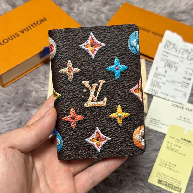 [미사용/새상품] 루이비통 모노그램 초콜릿 오거나이저 카드지갑