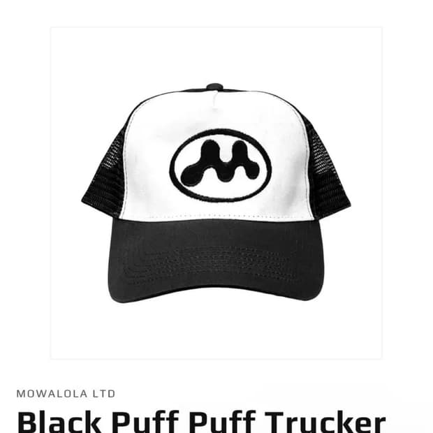 Mowalola trucker cap