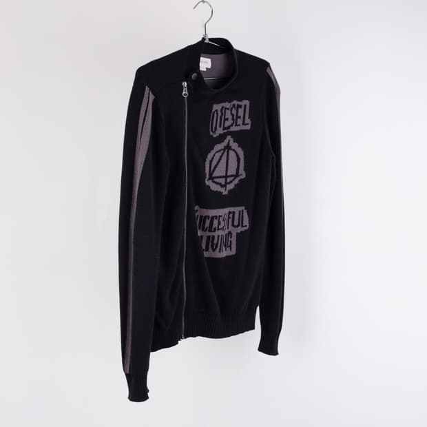 Diesel Driver knit Zip up Jacket