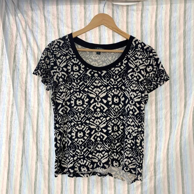 [Lauren Ralph Lauren] damask pattern top