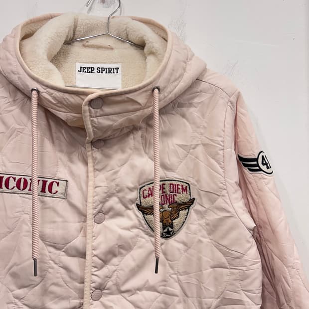 지프 스피릿 이너후리스 후드 퀼팅 자켓