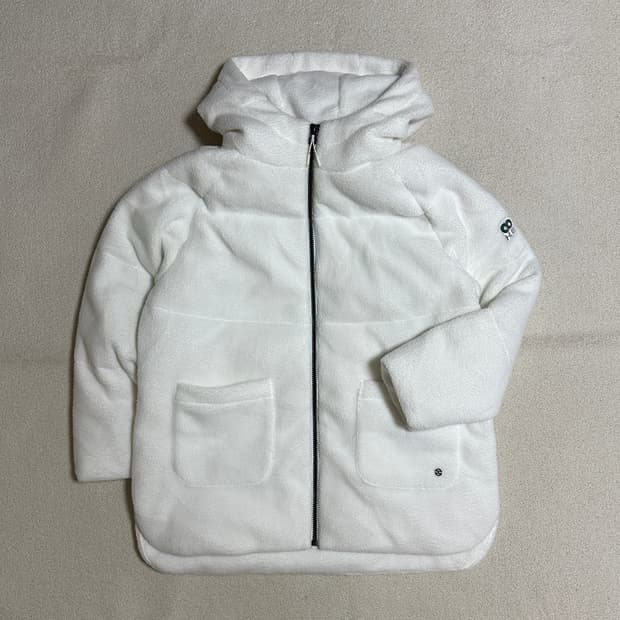 huit8 위뜨 티챠 플리스 구스다운 미드파카