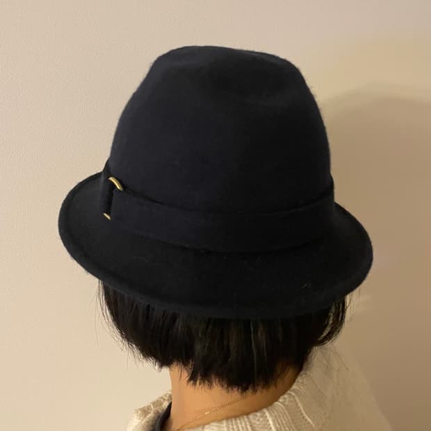 CLUB MONACO 클럽모나코 네이비 울 페도라 버킷햇