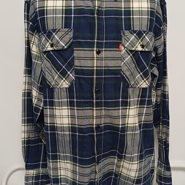 리바이스 레드탭 웨스턴 체크 셔츠/일본판